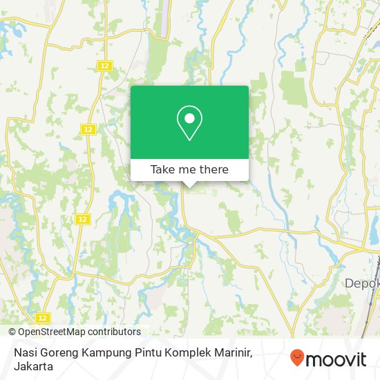 Nasi Goreng Kampung Pintu Komplek Marinir map