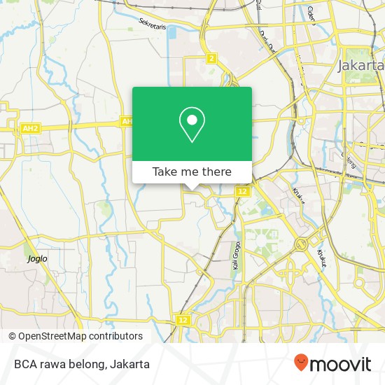 BCA rawa belong map