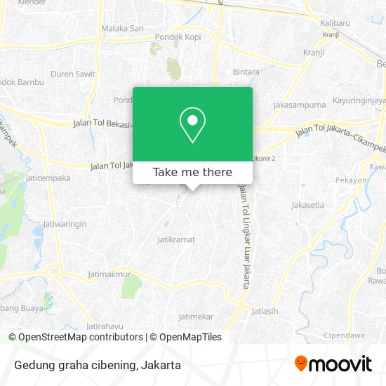 Gedung graha cibening map