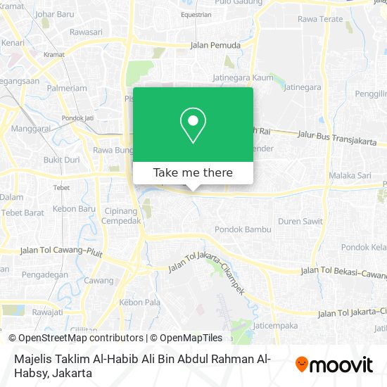 Majelis Taklim Al-Habib Ali Bin Abdul Rahman Al-Habsy map