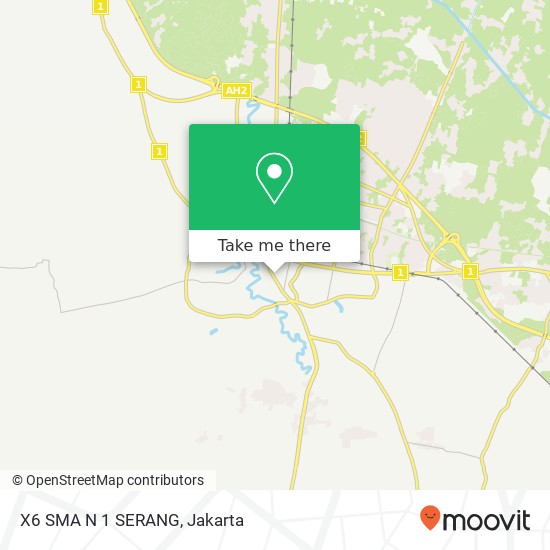 X6 SMA N 1 SERANG map