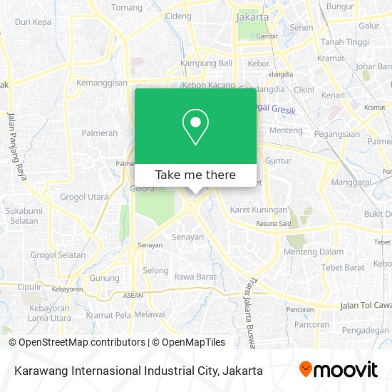 Karawang Internasional Industrial City map