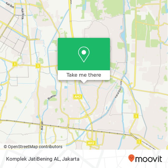 Komplek JatiBening AL map