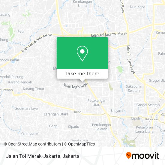 Jalan Tol Merak-Jakarta map