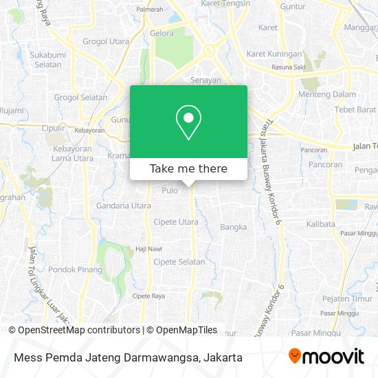 Mess Pemda Jateng Darmawangsa map