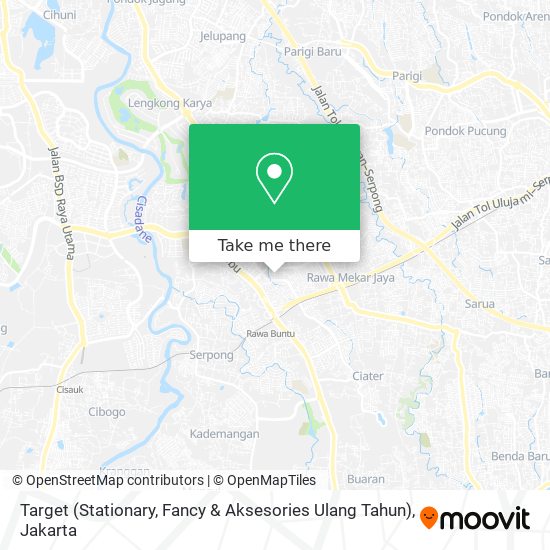 Target (Stationary, Fancy & Aksesories Ulang Tahun) map