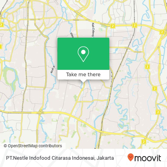 PT.Nestle Indofood Citarasa Indonesai map