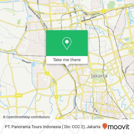 PT. Panorama Tours Indonesia ( Div: CCC 2) map
