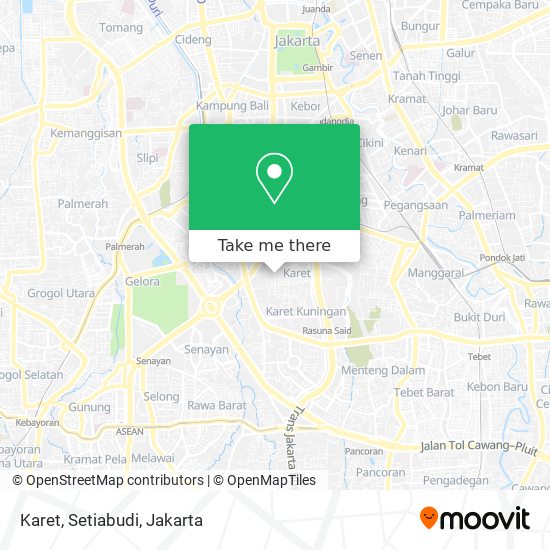 Karet, Setiabudi map