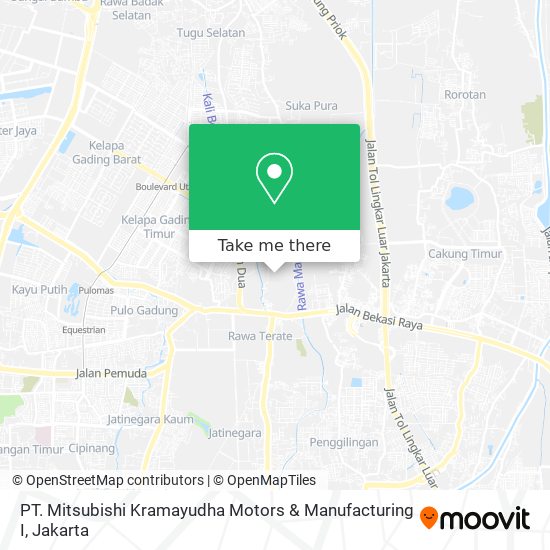 PT. Mitsubishi Kramayudha Motors & Manufacturing I map