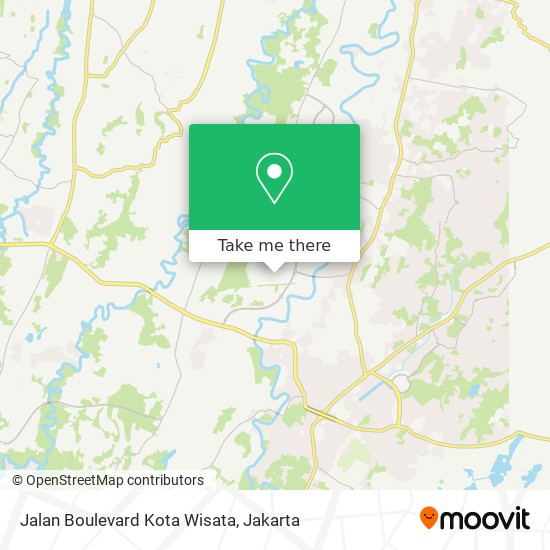 Jalan Boulevard Kota Wisata map