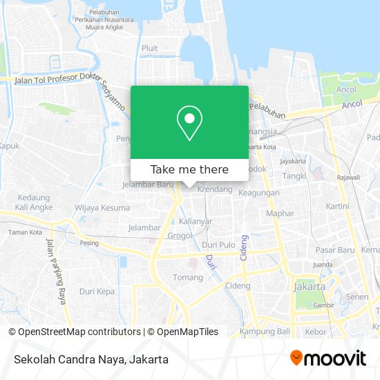 Sekolah Candra Naya map