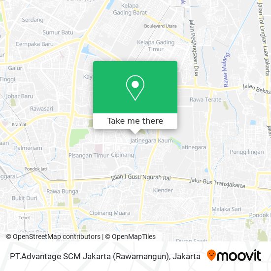 PT.Advantage SCM Jakarta (Rawamangun) map