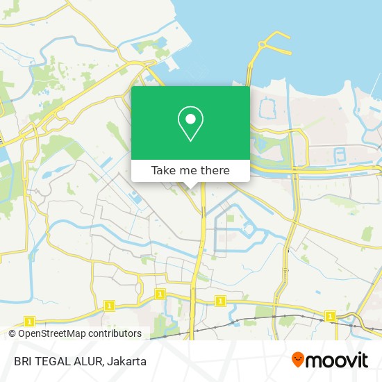 BRI TEGAL ALUR map