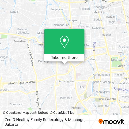 Zen-O Healthy Family Reflexology & Massage map