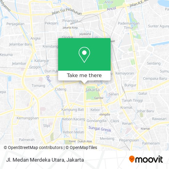 Jl. Medan Merdeka Utara map
