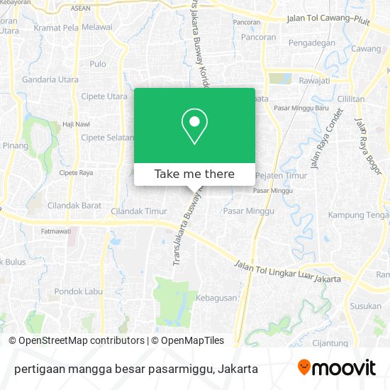 pertigaan mangga besar pasarmiggu map