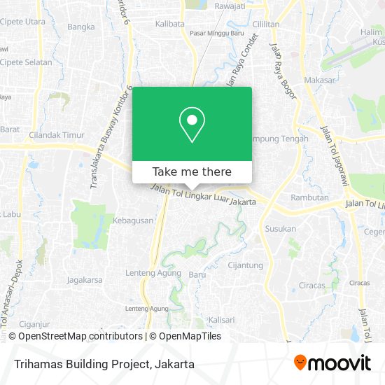 Trihamas Building Project map