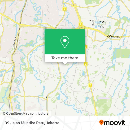 39 Jalan Mustika Ratu map