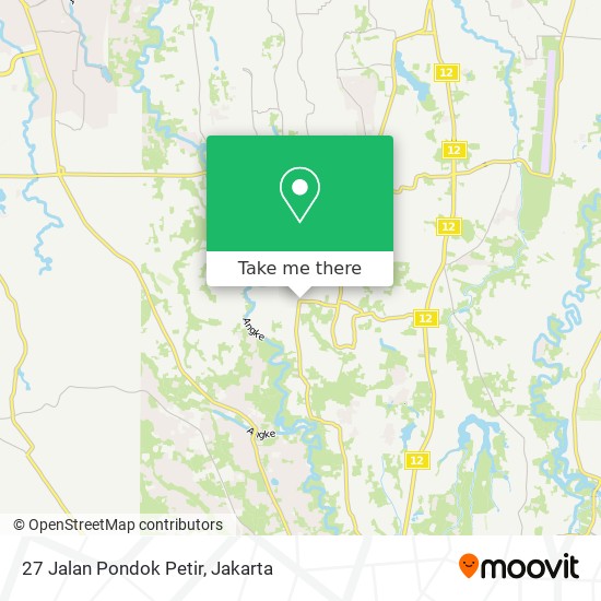 27 Jalan Pondok Petir map