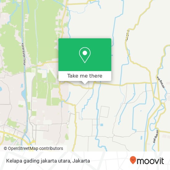 Kelapa gading jakarta utara map