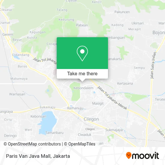 Paris Van Java Mall map