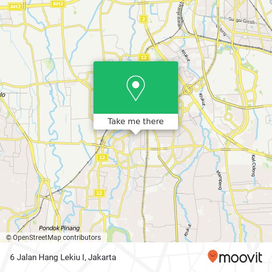 6 Jalan Hang Lekiu I map