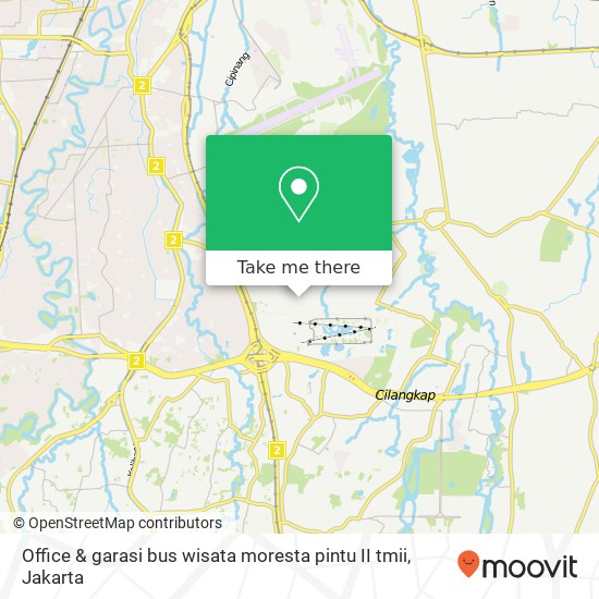 Office & garasi bus wisata  moresta pintu II tmii map