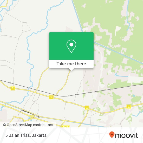 5 Jalan Trias map