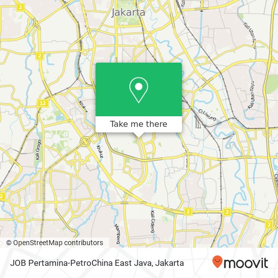 JOB Pertamina-PetroChina East Java map