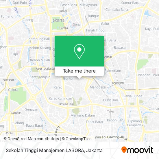 Sekolah Tinggi Manajemen LABORA map
