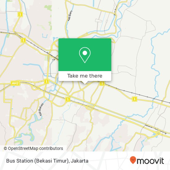 Bus Station (Bekasi Timur) map