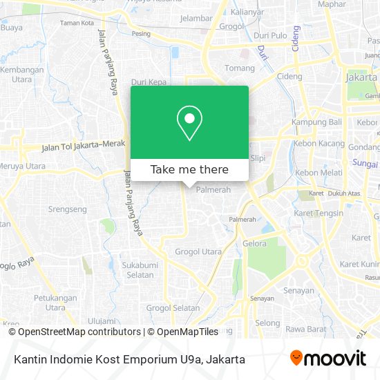 Kantin Indomie Kost Emporium U9a map