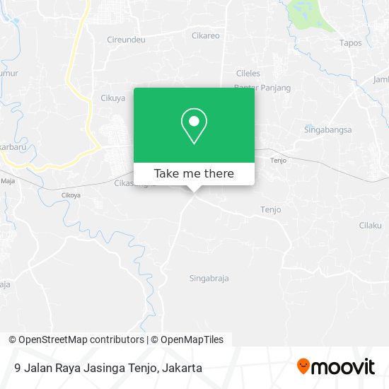 9 Jalan Raya Jasinga Tenjo map