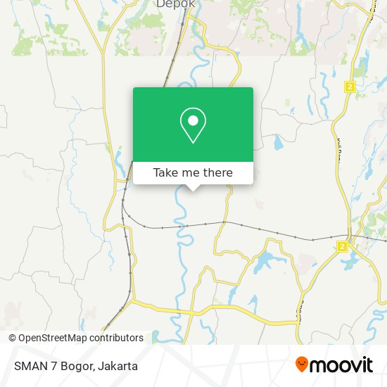 SMAN 7 Bogor map