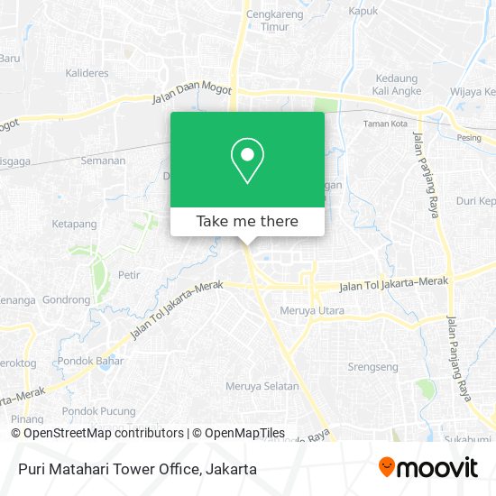 Puri Matahari Tower Office map
