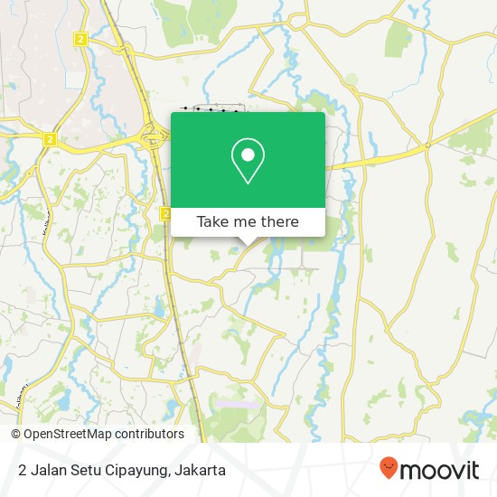 2 Jalan Setu Cipayung map