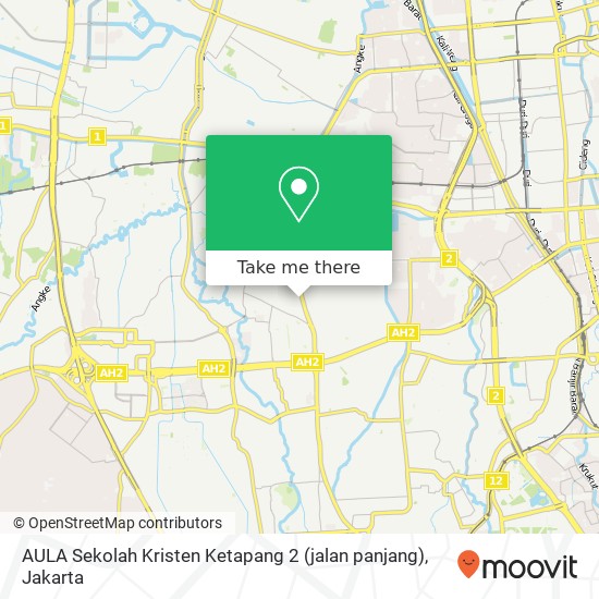 AULA Sekolah Kristen Ketapang 2 (jalan panjang) map