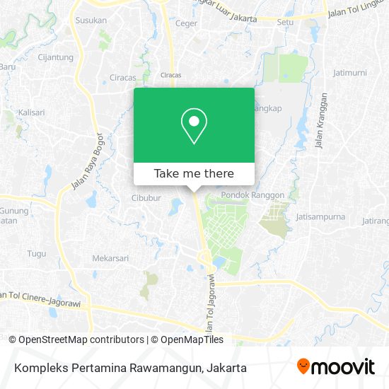 Kompleks Pertamina Rawamangun map