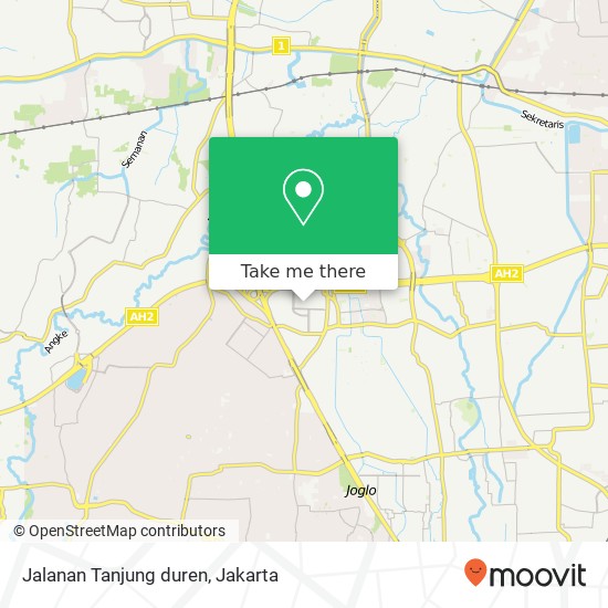 Jalanan Tanjung duren map