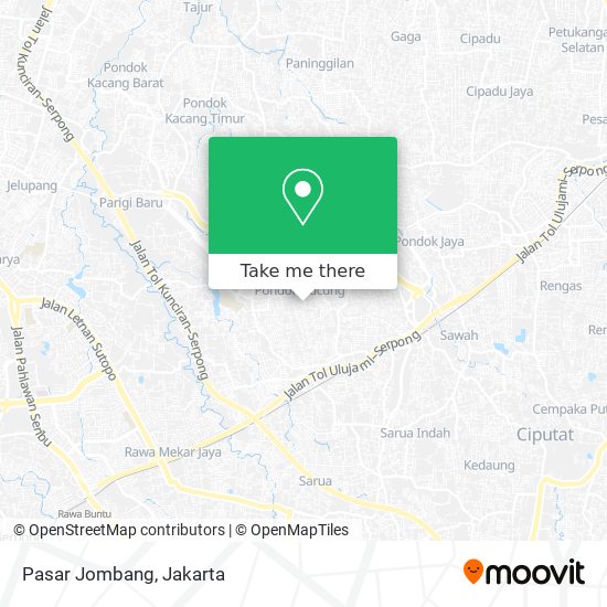 Pasar Jombang map