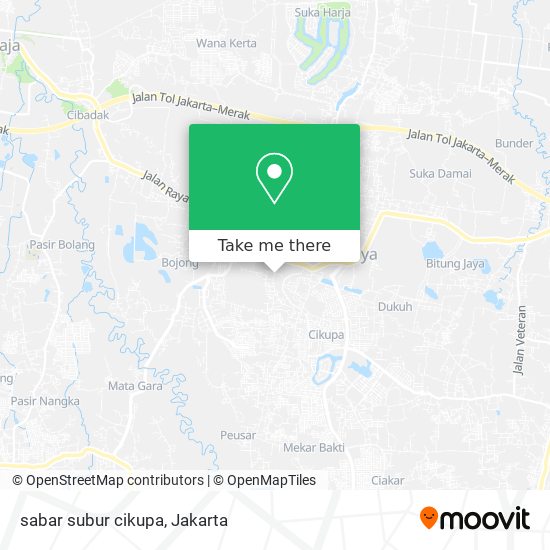 sabar subur cikupa map