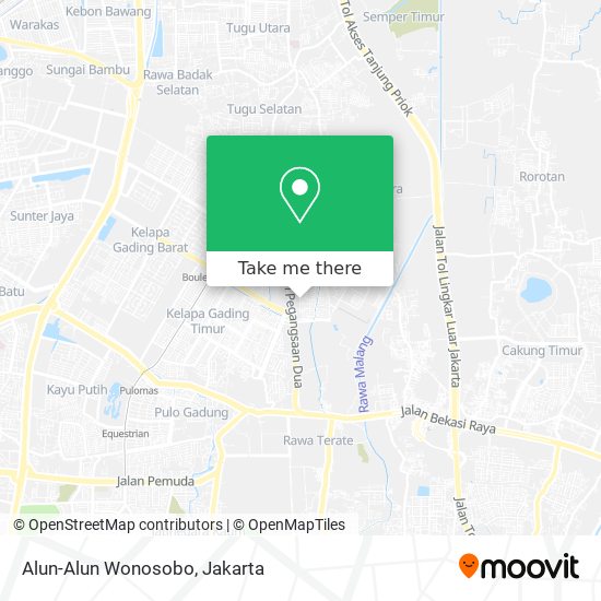 Alun-Alun Wonosobo map