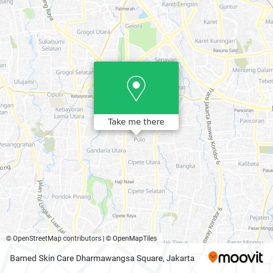 Bamed Skin Care Dharmawangsa Square map