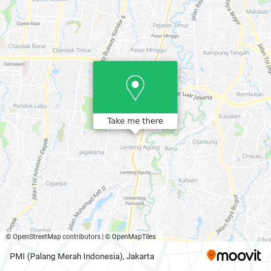 PMI (Palang Merah Indonesia) map