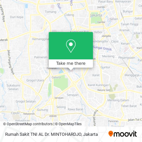 Rumah Sakit TNI AL Dr. MINTOHARDJO map