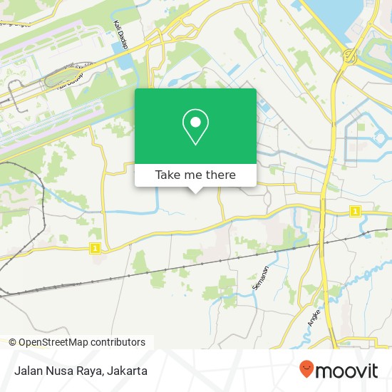 Jalan Nusa Raya map