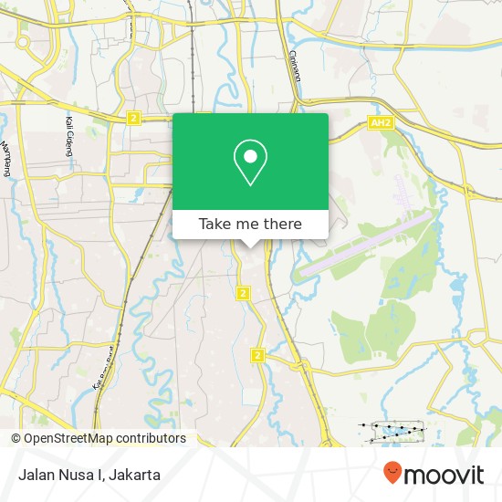 Jalan Nusa I map