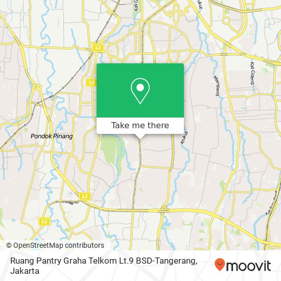 Ruang Pantry Graha Telkom Lt.9 BSD-Tangerang map