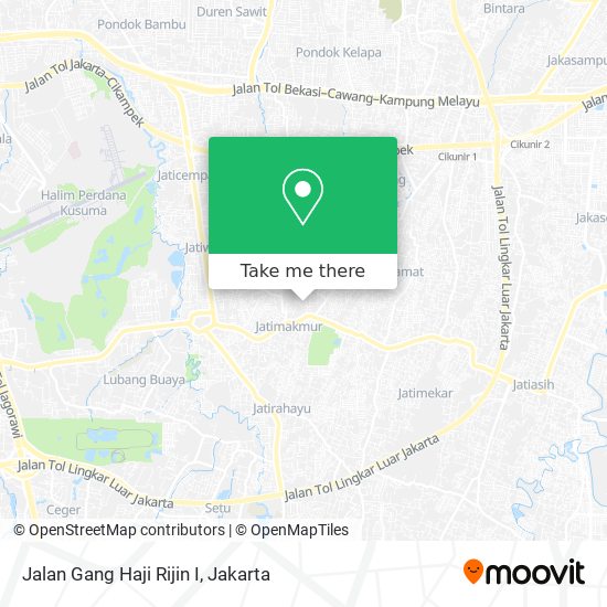 Jalan Gang Haji Rijin I map